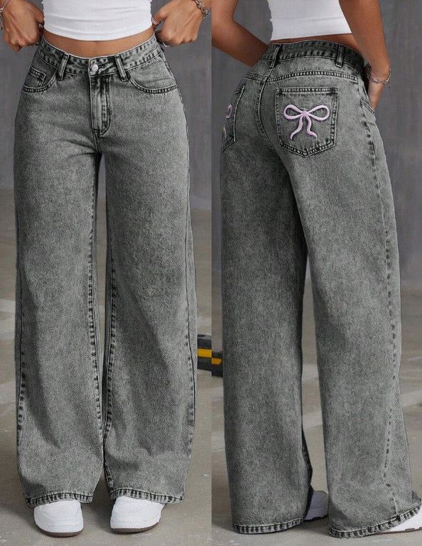 Schleifchen Jeans